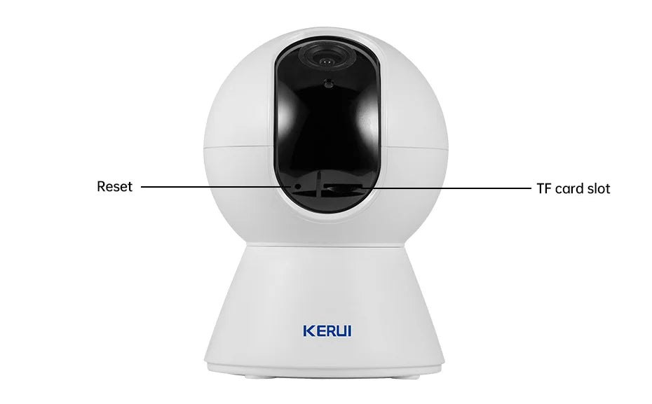 KERUI 5MP 4K Tuya Smart Mini WiFi IP Camera Indoor Wireless Home Security AI Human Detect CCTV Surveillance Camera Auto Tracking