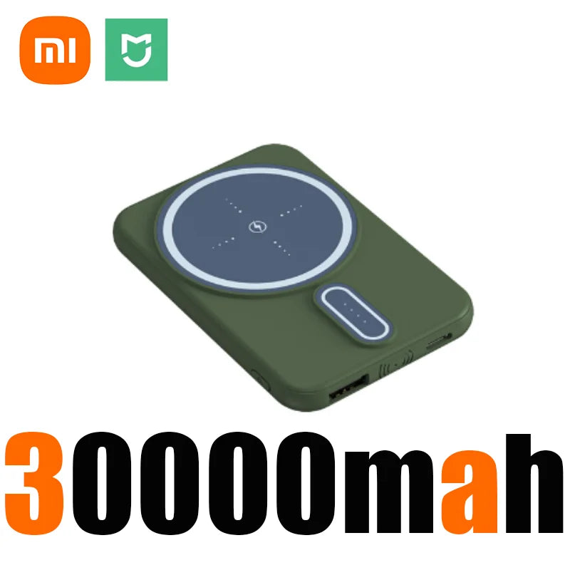 Xiaomi 50000mAh Wireless Magnetic Power Bank Super Fast Charging Portable Battery Charger For iPhone Huawei Samsung 2025