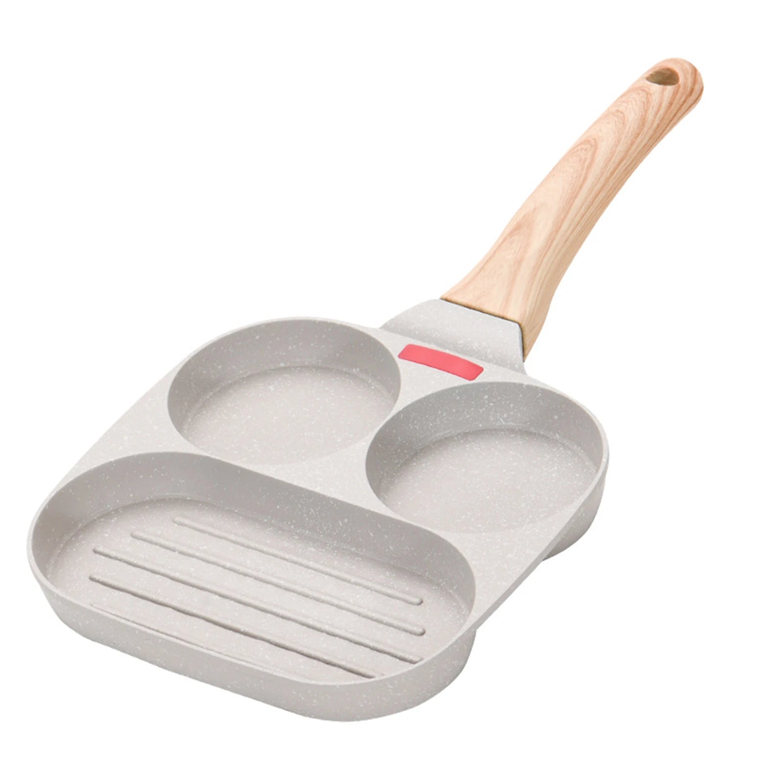 2/4 Hole Omelet Pan Frying Pot Thickened Non-stick Egg Pancake Steak Cooking Pan Hamburg Bread Breakfast Maker Kitchen Cookware