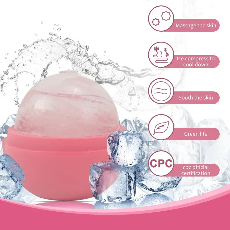 1pc Ice Roller For Face And Eye, Ice Face Roller, Facial Beauty Ice Roller Skin Care Tools, Ice Facial Cube, Silicone Ice Mold F