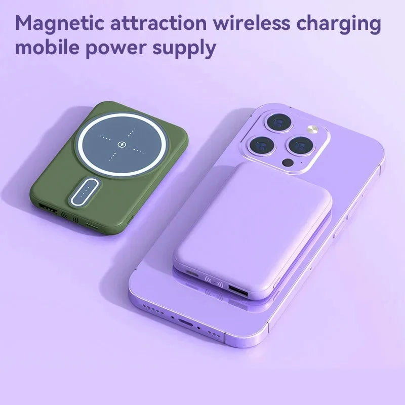 Xiaomi 50000mAh Wireless Magnetic Power Bank Super Fast Charging Portable Battery Charger For iPhone Huawei Samsung 2025