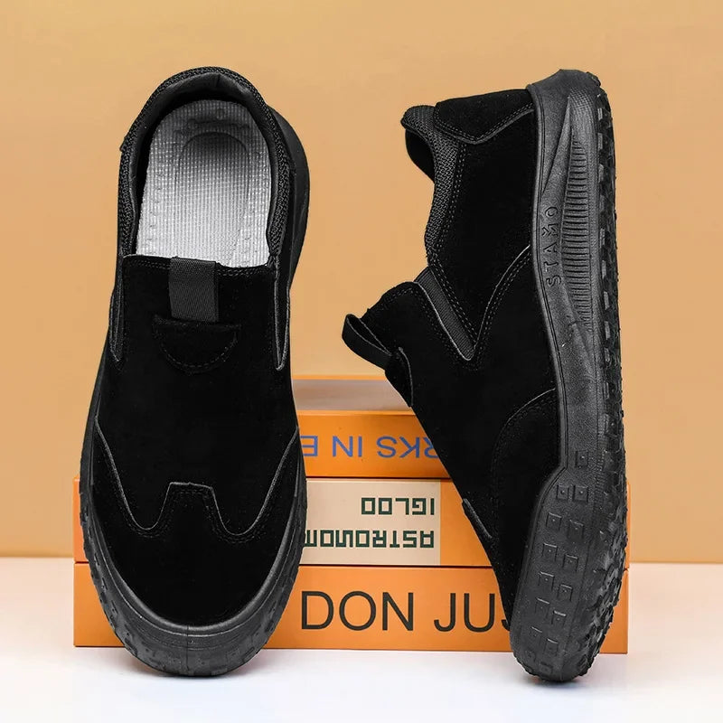 Men's Casual Shoes Sports Slip-On Flat Comfortable Sneakers Fashion Outdoor Trend Large Size Breathable Driving Shoes